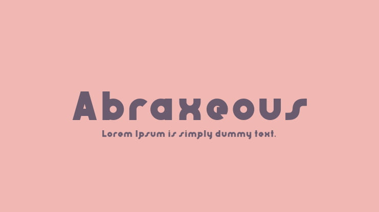 Abraxeous Font Family