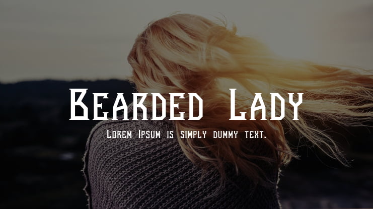 Bearded Lady Font Family