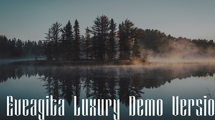 Eveagita Luxury Demo Version Font