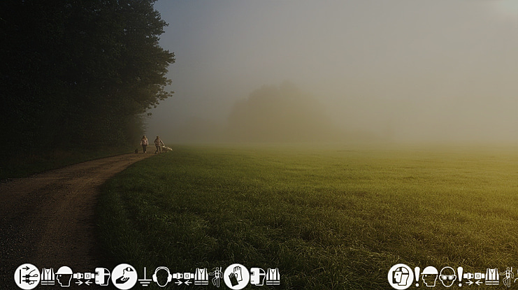 FontsVectorIso7010Mandatory Font