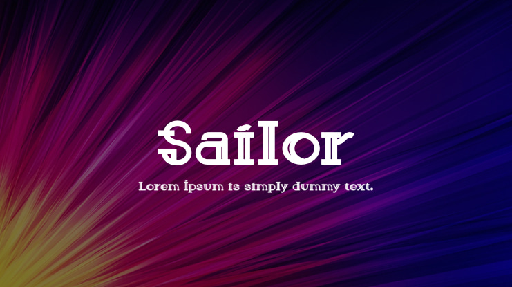 Sailor Font