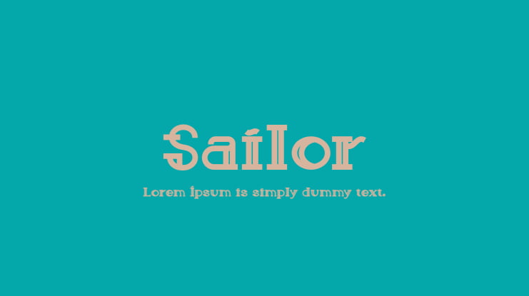 Sailor Font