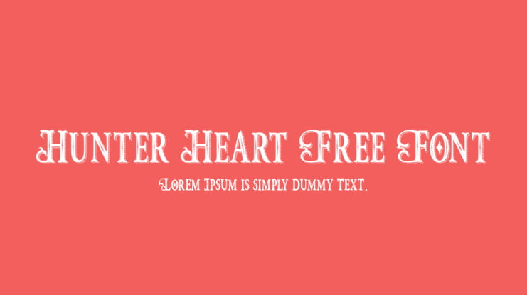 Hunter Heart Free Font