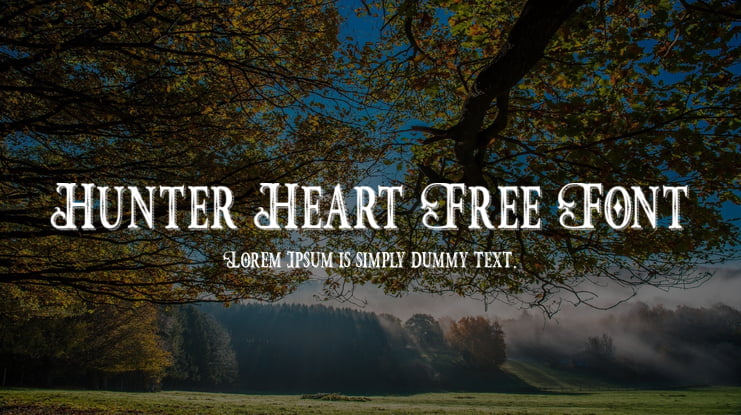 Hunter Heart Free Font