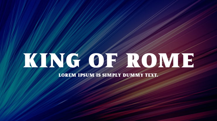 King of Rome Font
