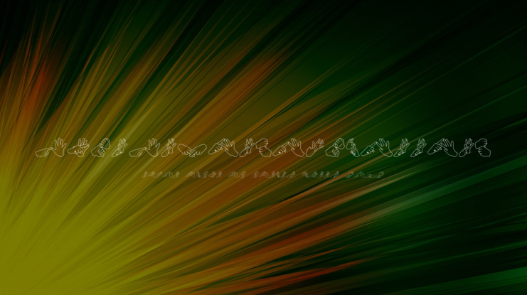 AuslanFingerSpelling Font