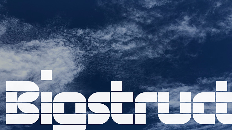 Bigstruct Font