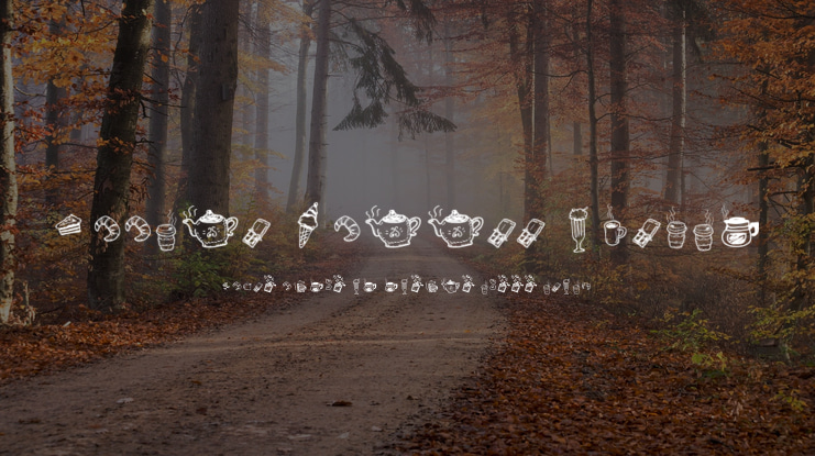 Doodle Coffee Scents Font