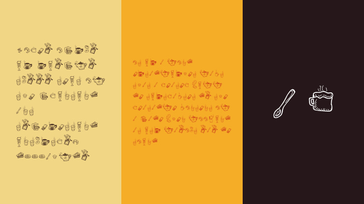 Doodle Coffee Scents Font