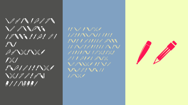 Pen Icons Font