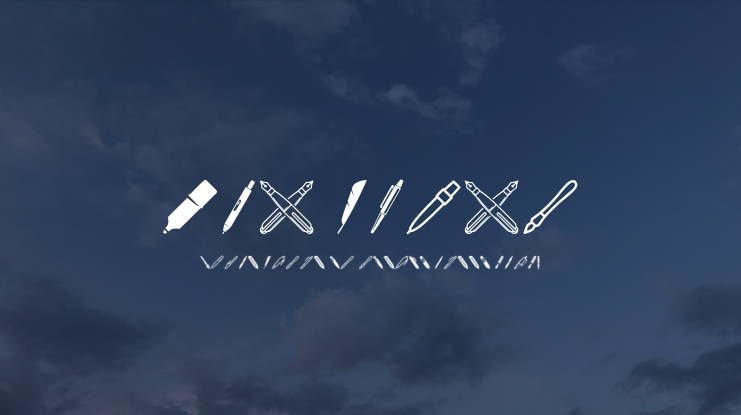 Pen Icons Font