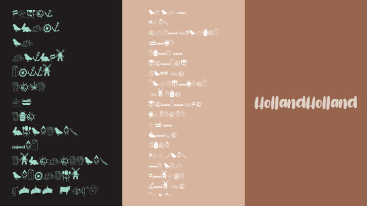 Holland Dingbats Font