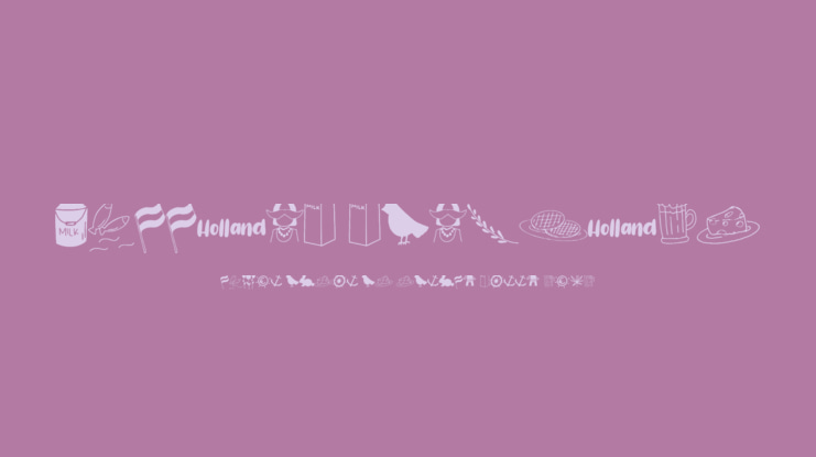 Holland Dingbats Font
