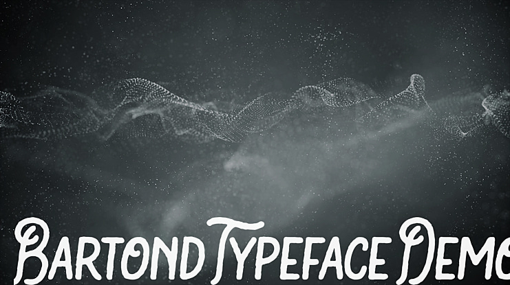Bartond Typeface Demo Font