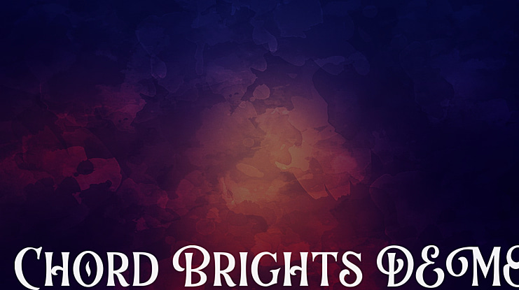 Chord Brights DEMO Font