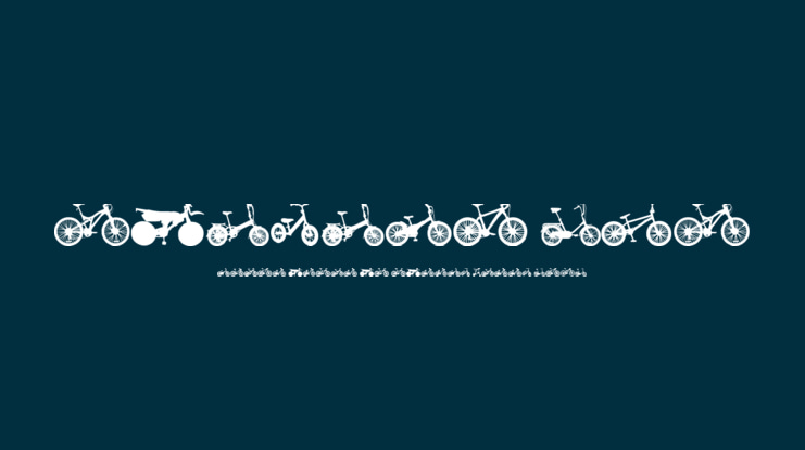bicycle tfb Font