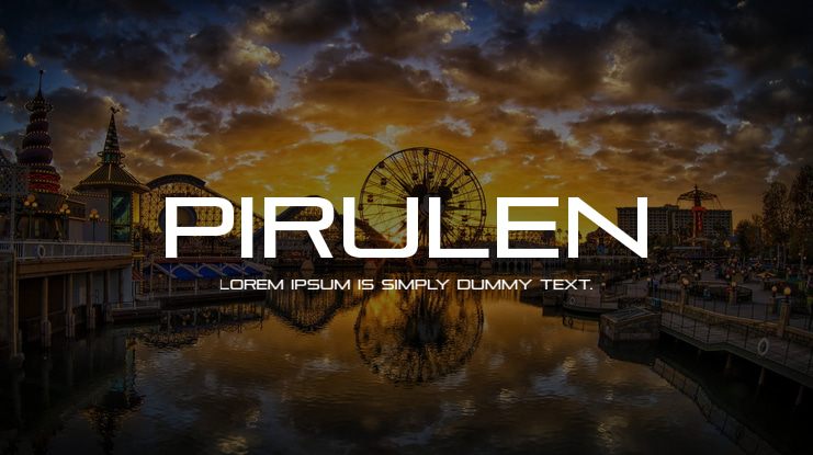 Pirulen Font
