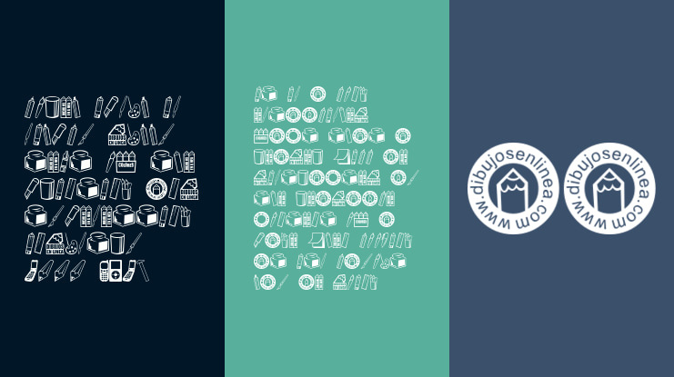 dibujos en linea Font