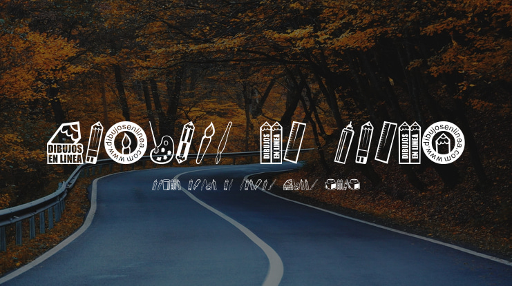 dibujos en linea Font