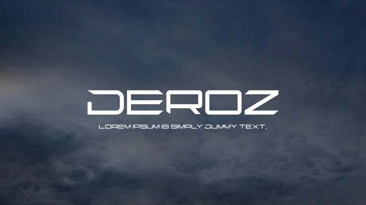 deroz Font Family