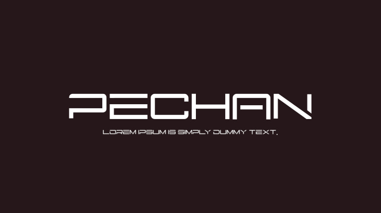 pechan Font Family