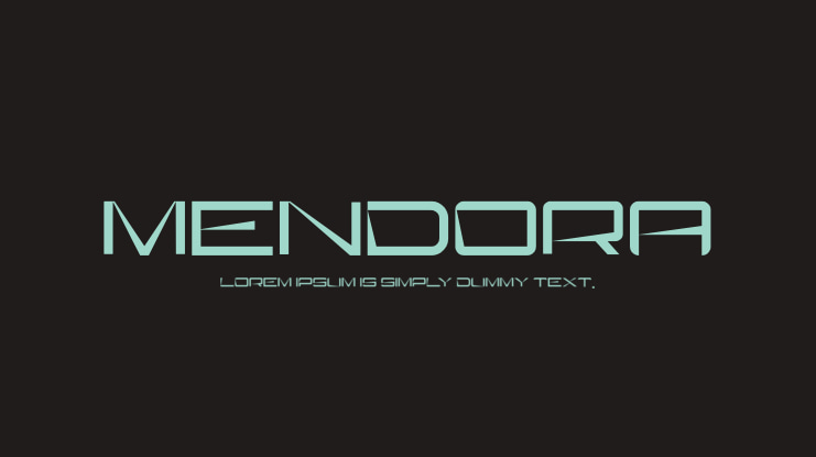 mendora Font Family