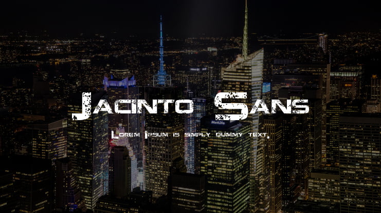 Jacinto Sans Font