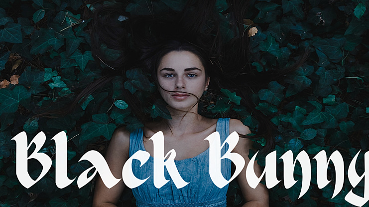 Black Bunny Font