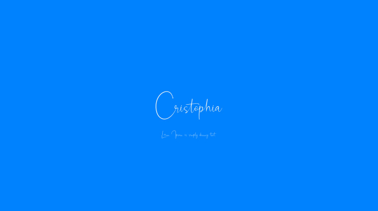 Cristophia Font