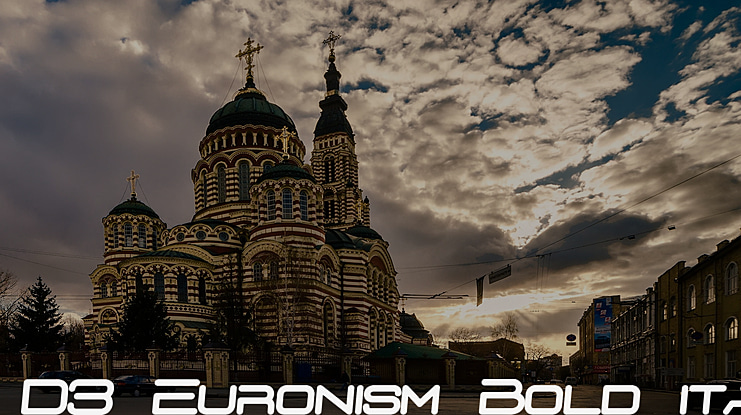 D3 Euronism Font Family