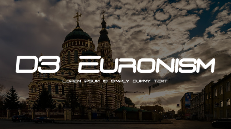 D3 Euronism Font Family