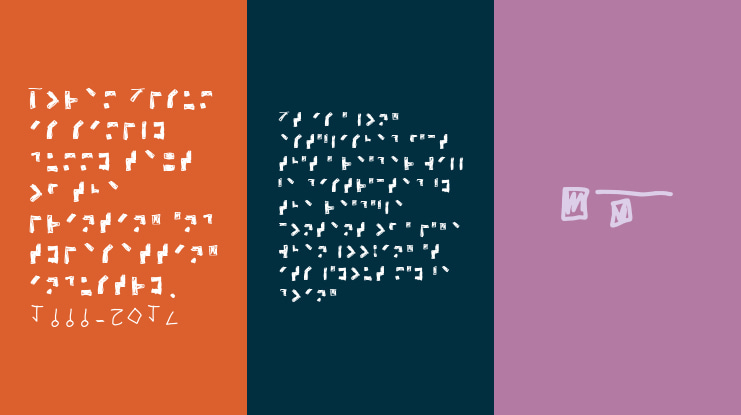 Braile 1 Font