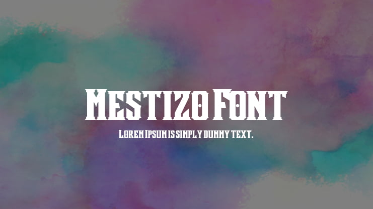 Mestizo Font