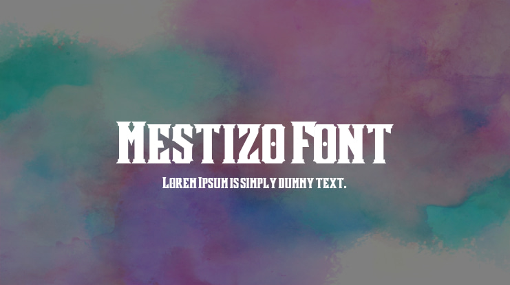 Mestizo Font