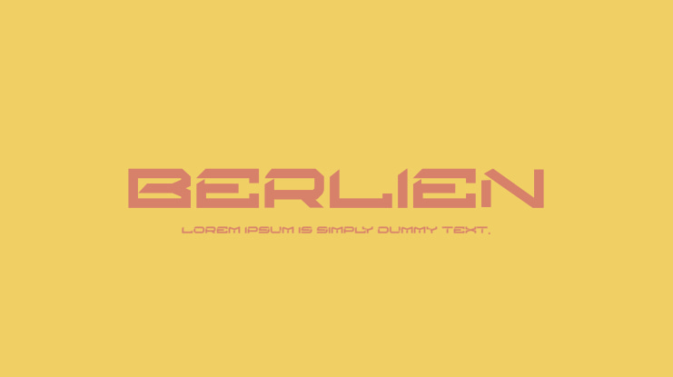 berlien Font Family