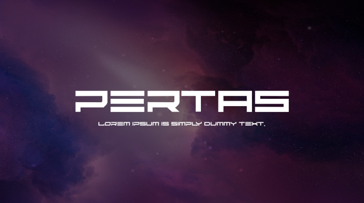 pertas Font Family
