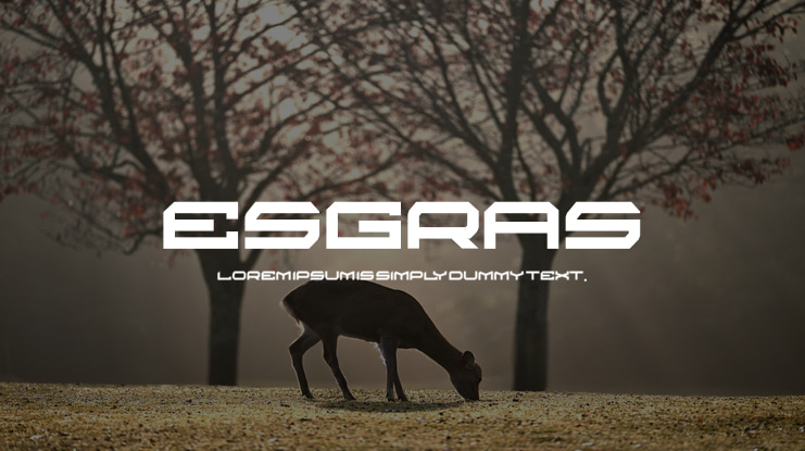 esgras Font Family