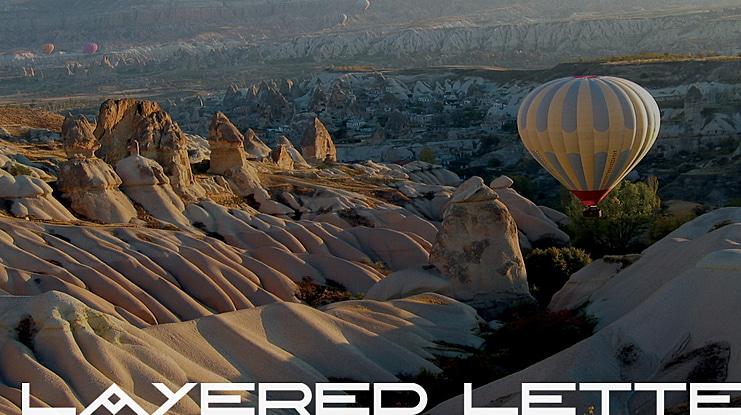 Layered Letters Font Family