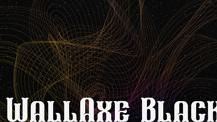 WallAxe Black Font