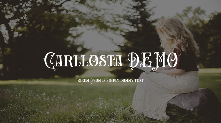Carllosta DEMO Font