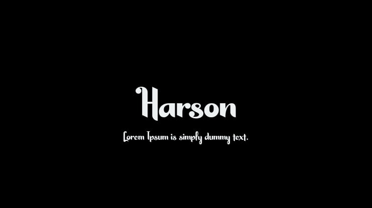 Harson Font