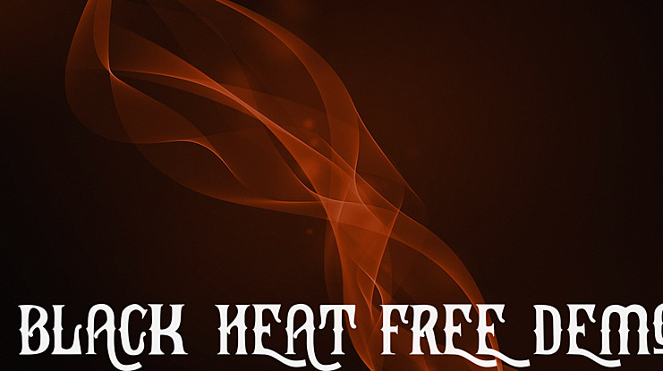 Black Heat Free Demo Font