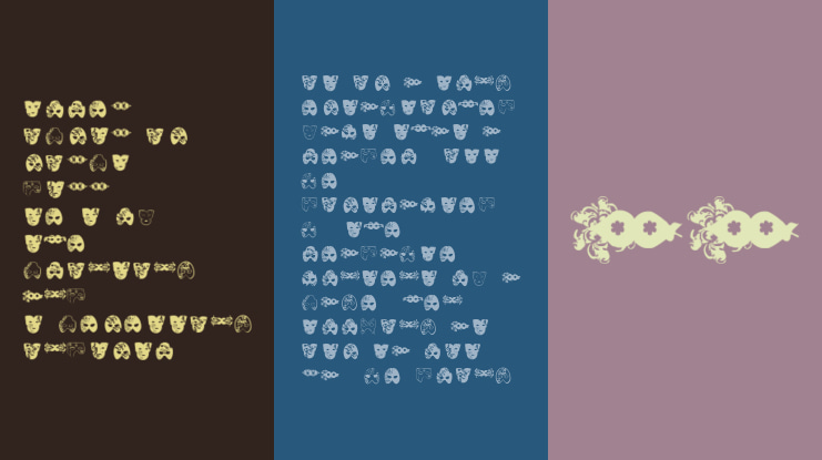 Mascaras de Veneza Font