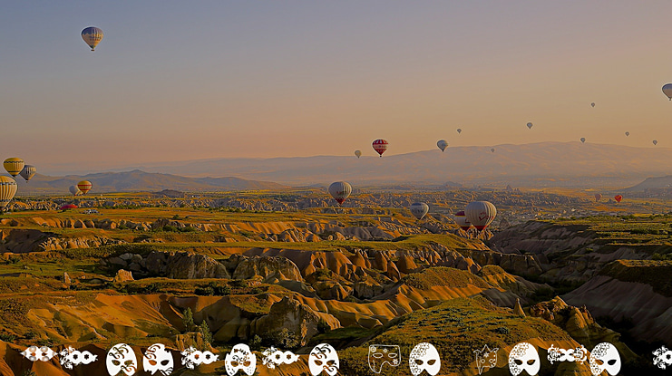 Mascaras de Veneza Font