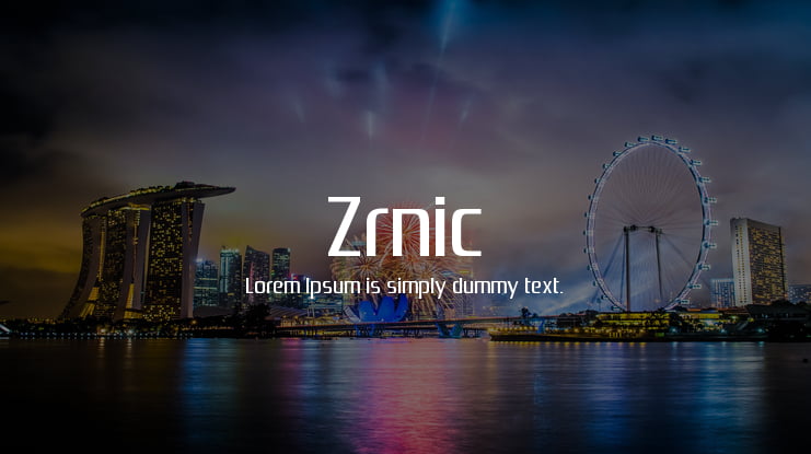 Zrnic Font : Download Free for Desktop & Webfont