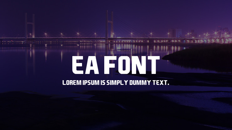 EA Font
