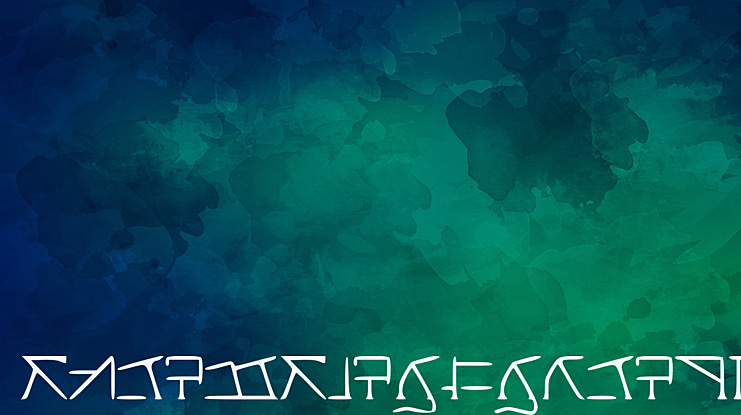 AeridanishScript Font