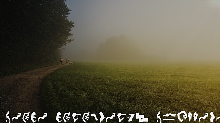 Giedi Decepticon Graffiti Font