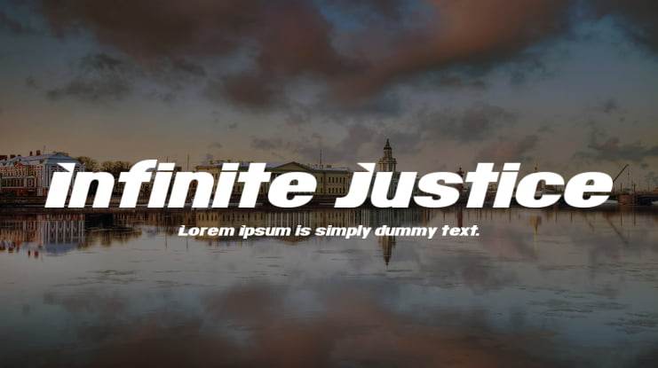 Infinite Justice Font Family