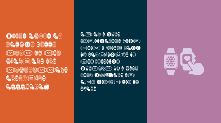 Smartwatch Font